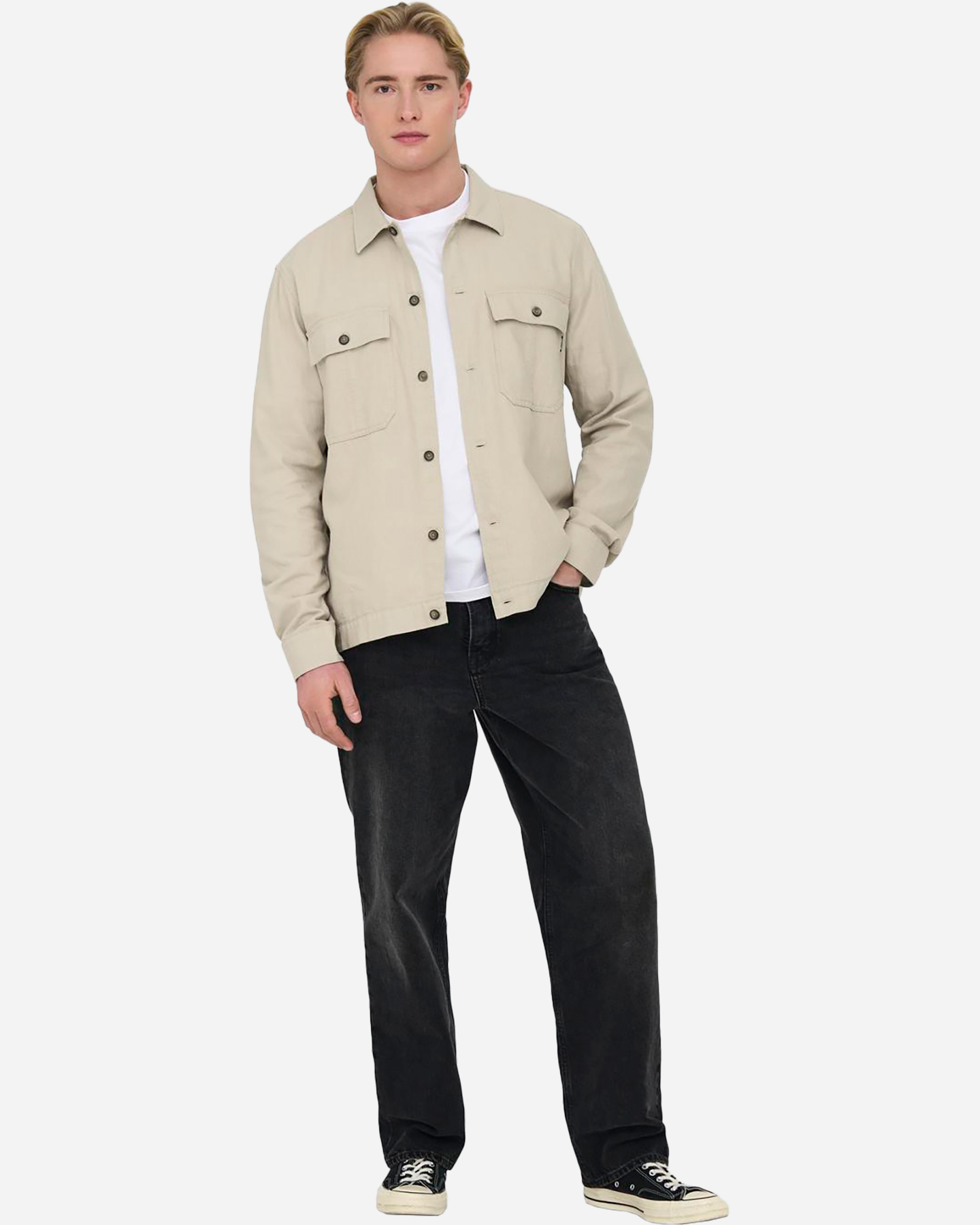 Camicia ONLY & SONS KENNET M - Rosa - 3 | Cisalfa Sport